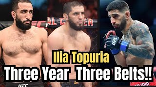 Ilia Topurias Bold 3Year Plan to Become UFC GOAT  ThreeWeight Champion Ambition [upl. by Fernanda881]