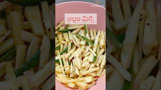 నేను ఫస్ట్ టైం చేసా  Mamidiallampachimirchi recipe pickle food traditional telugu [upl. by Naol382]