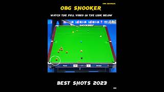 Best Shots Of 2023 snooker ronnieosullivan snooker2023 juddtrump bestshot [upl. by Gretal]