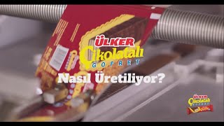 Ülker Çikolatalı Gofret nasıl üretiliyor [upl. by Lonier]