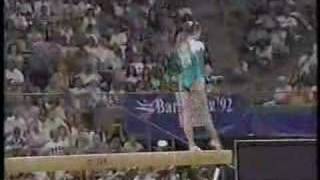 Svetlana Boginskaya  1992 Olympics EF  Balance Beam [upl. by Ived]