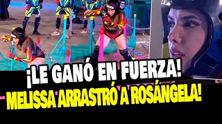 MELISSA LOZA ARRASTRÓ A ROSÁNGELA ESPINOZA ¡LE GANÓ EN UNA COMPETENCIA [upl. by Nahtan]