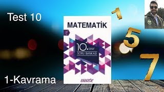 Karekök Yayınları 10 Sınıf Matematik Ünite 1 Kavrama Test10 [upl. by Adnahcir]