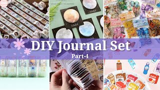 Part4 DIY JOURNAL SET How to Make Journal Set at Home DIY Journal kit  DIY Journal Stationary [upl. by Nahgen]