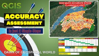 Accuracy Assessment Using QGIS  Validation of Land Use amp Land Cover Classification [upl. by Docile]