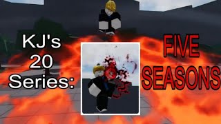 FIVE SEASONS SCRIPT 100 SUB SPECIAL  The Strongest Battlegrounds  Roblox [upl. by Cherice910]