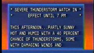 Local Forecast 080595 [upl. by Isolde]