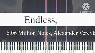 Black Midi Endless 606 Million Notes Alexander Verevkin [upl. by Wobniar185]