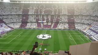 Himno Champions  Tifo Semifinal 2017 Real MadridAtlético [upl. by Kos761]