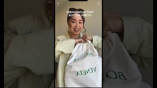 My First Bottega Veneta Bag✨UNBOXING luxuryhaul designerbagsbagunboxingdesignerfinds [upl. by Alita]