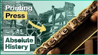 The Astonishing World Of Victorian Printing Press  Victorian Farm  Absolute History [upl. by Johnna]