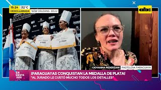 ¡Paraguayas traen la medalla de plata en el Mundial de Pastelería [upl. by Ahsial]