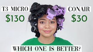 T3 MICRO VS CONAIR HOT ROLLERS  WHICH ONE IS BETTER [upl. by Lrigybab]