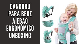 Canguru Para bebe AIEBAO Ergonômico unboxing [upl. by Cutlip]