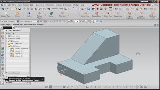 NX Training Exercises Tutorial  1 [upl. by Lindsey262]