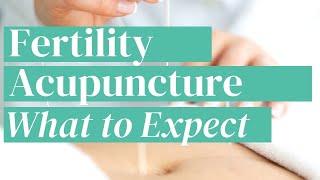 Fertility Acupuncture What to Expect [upl. by Ecinrev917]