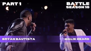 Bryan Bautista vs Malik Heard quotIts a Mans Mans Mans Worldquot The Voice Season 10 Part 12 [upl. by Abbotsen]