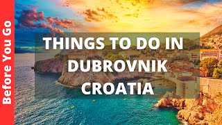 Dubrovnik Croatia Travel Guide 16 BEST Things to Do in Dubrovnik [upl. by Tizes859]