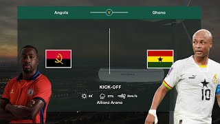 ⚽ Angola vs Ghana ⚽  Africa Cup of Nations Qualifier 15092024  PES 2024 [upl. by Nelhsa]