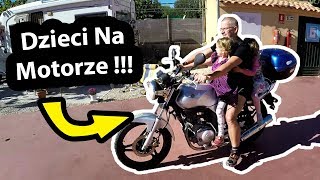 Pierwsza Jazda Na Motorze   Sąsiad Zaprosił Dzieci Na Przejażdżkę Vlog 214 [upl. by Dasi136]