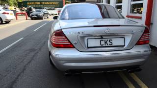 AMG W215 CL55 Kompressor CKS Sport Exhaust Xpipe [upl. by Aicilaf]