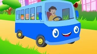 Wheels on the bus  Most popular nursery rhymes [upl. by Zobe]