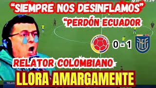 RELATOR COLOMBIANO NO SOPORTA LA DERROTA Y SE QUIEBRA EN VIVO [upl. by Casanova863]