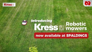 Kress Robotic Mower KR236E  Now Available at Spaldings [upl. by Schiffman311]