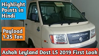 Ashok Leyland Dost LS 2019🔥🔥First Look  Specifications  Price  Millage  Payload  Full Review [upl. by Eelrebmik]