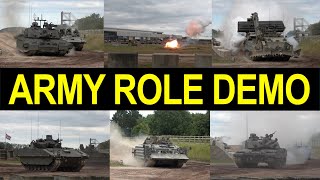 British Army Role Demo  Tank Fest 2024 [upl. by Aened742]