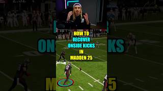 Best Way To RECOVER Onside Kicks In Madden 25 [upl. by Eph5]