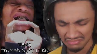 TANA X MONTREALITY  TANA “POP MY SHT LIKE” REACTION [upl. by Aborn237]