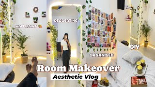 EXTREME room makeover Pinterest inspired  Sheetal Singh [upl. by Yrebmik]