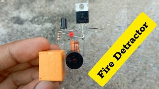 12v to 220v Fire Alarm Circuit  Simple Fire Alarm circuit [upl. by Rausch]