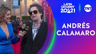 Andres Calamaro en la Alfombra Roja  Latin GRAMMY® 2021 [upl. by Eidnac569]