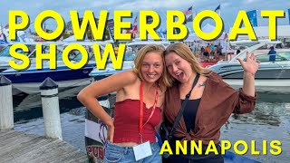 Sailing vs Powerboating First Timers at Annapolis Powerboat Show [upl. by Rehpotsrik643]