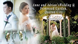 Anne amp Adrians Wedding  Fernwood Gardens Quezon City  Twilight Studios [upl. by Aniahs]