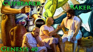 Joseph interprets the Cupbearer and the Baker dreams  Genesis 40  Egypt  Pharaoh  Prison [upl. by Rheba]