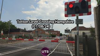 Totton Level Crossing Hampshire 010824 [upl. by Currie]