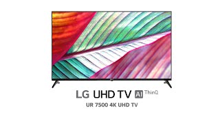 Unveil The Future Of Home Entertainment  LG UR 7500 4K UHD Smart TV  LG India [upl. by Darcee345]