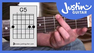 G Chord Variations Guitar Lesson BC181 Guitar for beginners Stage 8 [upl. by Hanford]