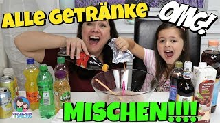 Alle Getränke zusammen mischen und trinken 😱 Krasses Ergebnis [upl. by Ecnaiva97]