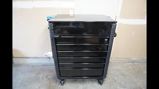 FINALLY UPGRADED My first ever tool box  US General Full Bank Service Cart Tour [upl. by Annirac]