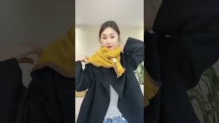 SUNXZZ 100 Cashmere Scarf for Women  Fashion Scarves [upl. by Eatnad]