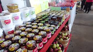 Walking through the Jean Talon Market Montreal Quebec [upl. by Yliram269]