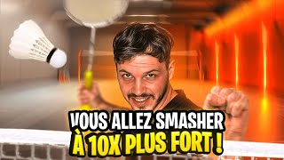 Comment faire un smash au badminton [upl. by Einnoj]