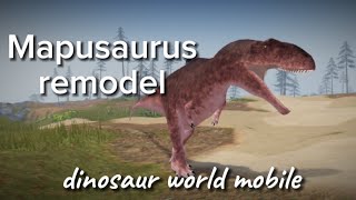 Dinosaur world mobile Mapusaurus remodel [upl. by Yaf]