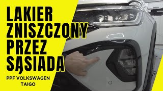 Opiłki w lakierze Lakier zniszczony przez sąsiada nowe auto [upl. by Agretha]