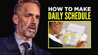 How To Make Daily Schedule  Jordan Peterson Speech [upl. by Harriot525]