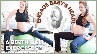 Birthing Ball Workout  Naturally inducing labor WorkoutwithJen [upl. by Farrar]